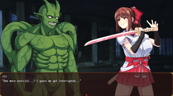 imagen del juego ¡Un exorcista brillante nunca se rinde a los monstruos del espectáculo!: img2.webp