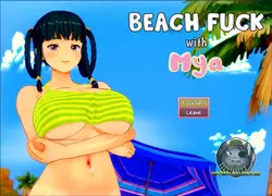 Playa follar con Mya
