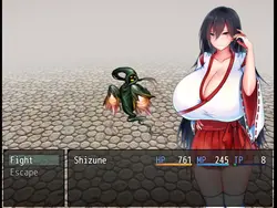 Blazing Priestess Shizune game image: img7.webp