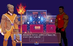 燃える角 - バラの伊勢会 JRPG ゲーム画像: img0.webp
