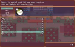 燃える角 - バラの伊勢会 JRPG ゲーム画像: img4.webp