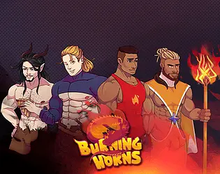 Burning Horns - A Bara Isekai JRPG main image