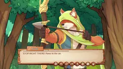 imagem do jogo Burrow of the Fallen Bear: Um romance visual gay Furry: img5.webp