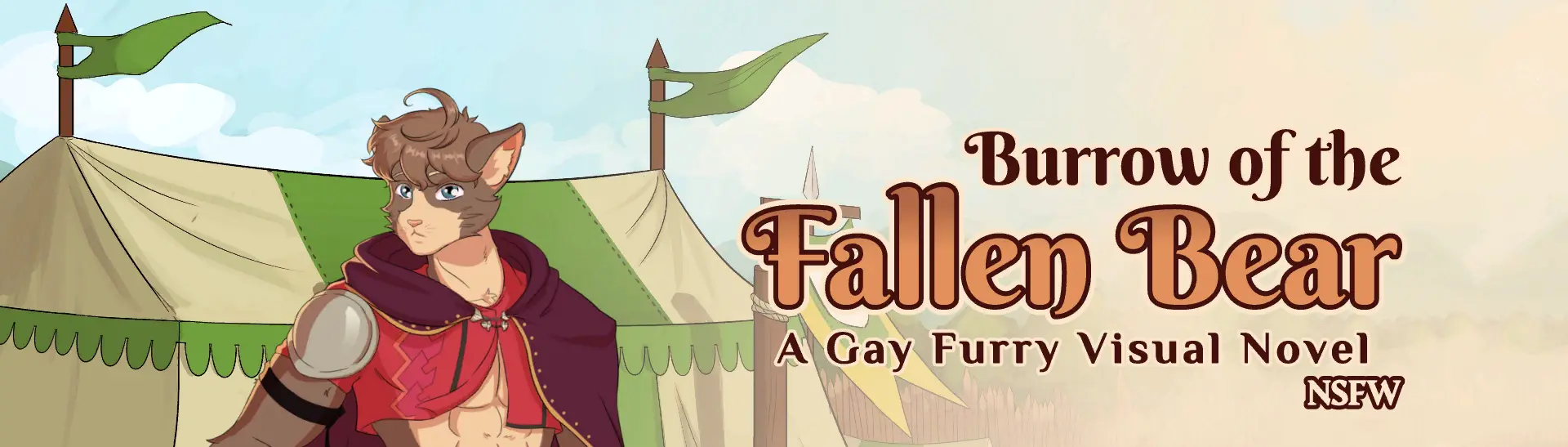 Burrow of the Fallen Bear: A Gay Furry Visual Novel main image