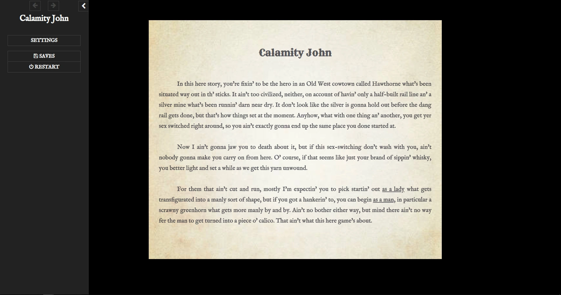 Calamity John [v0.47] main image