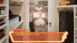 Chorfortschritte, Furry Visual Novel Spielbild: img1.webp