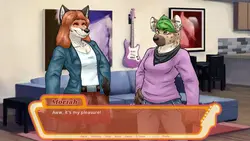 Chorfortschritte, Furry Visual Novel Spielbild: img2.webp