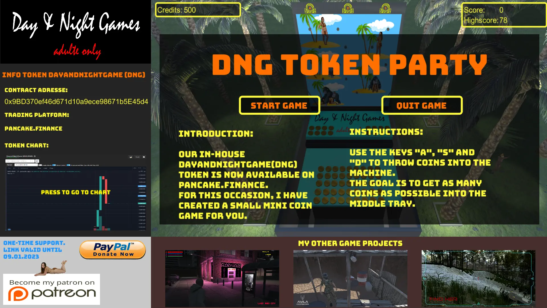 DNG Token Party main image