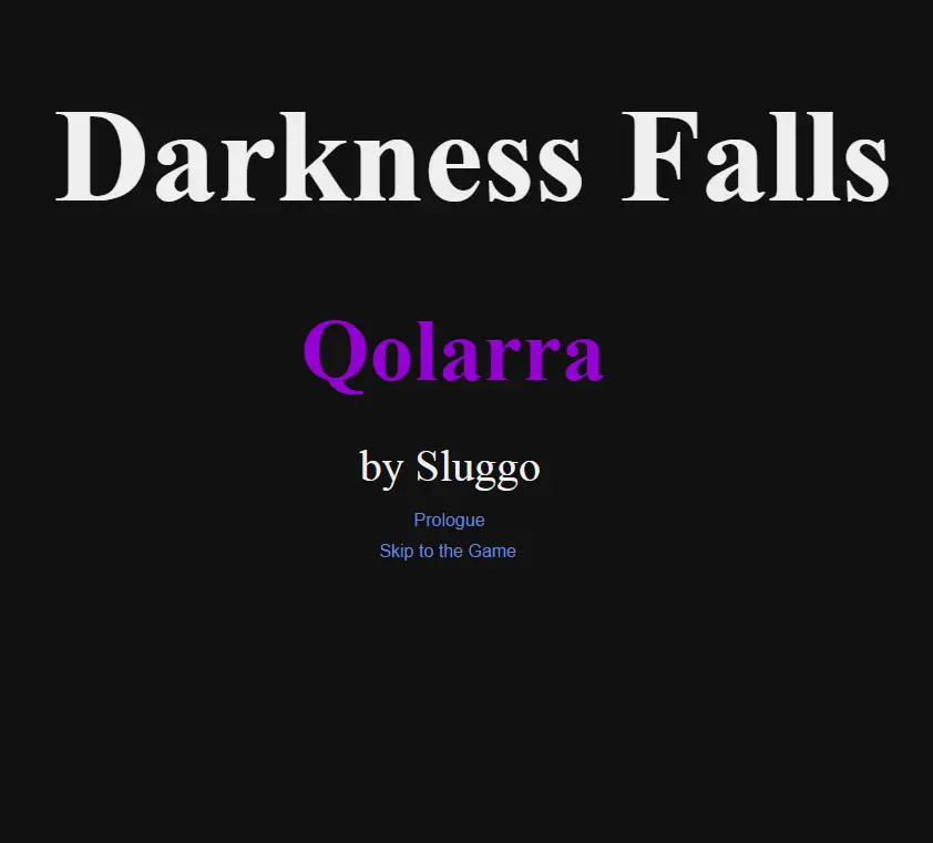 Darkness Falls: Qolarra main image