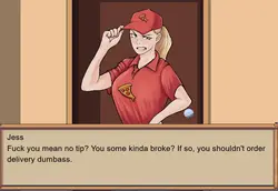 Delivery girl. game image: img0.webp