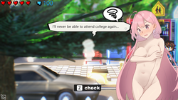 Embarrassed Shina-chan -the Naked Wandering College Girl- game image: img8.webp