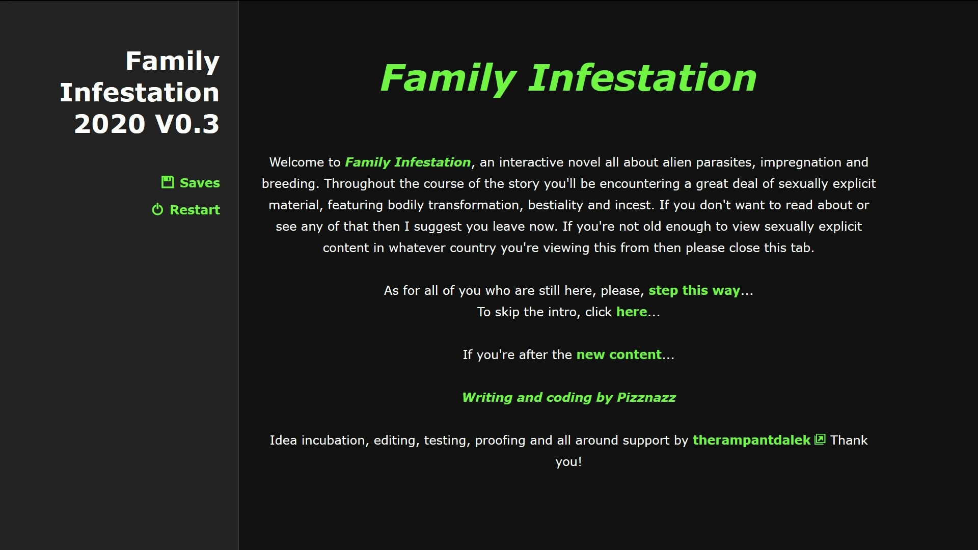Family Infestation [v0.3] main image