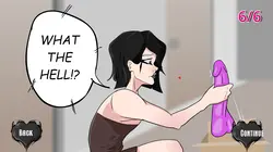 Goth Femboy und Dildo Spielbild: img1.webp
