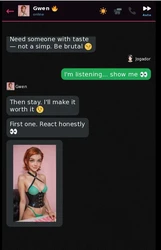 imagen del juego Gwen DM Chat Sim: img3.webp