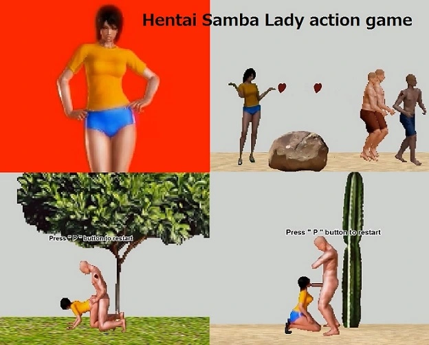 Hentai Samba Lady action game main image