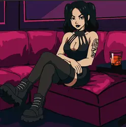 Unendliches Datum mit Big Tiddy Goth Girl