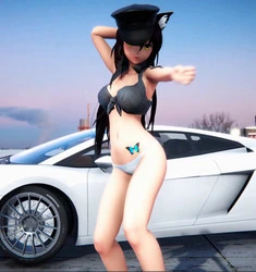 伝説のリーグ - フォックス Ahri Apple パイ セクシーなダンス