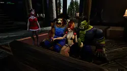 Lewd Red Riding Hoof - Tails of Azeroth Series game image: img3.webp