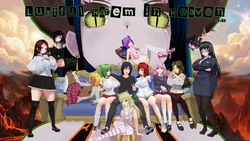 Lustiger Harem im Himmel