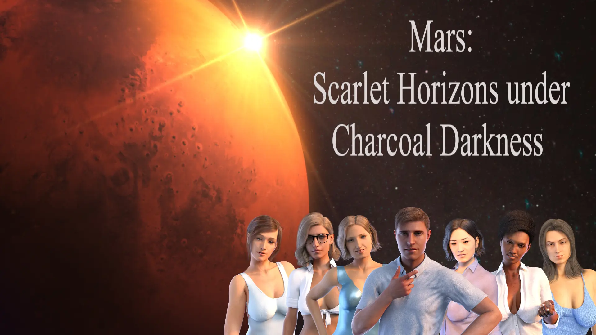 Mars: Scarlet Horizons Under Charcoal Darkness main image