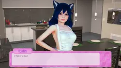 imagen del juego Mi Catgirl Maid Cree que ella dirige el lugar Unofficial 3D Remake: img13.webp