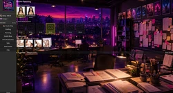 imagem do jogo Tycoon Neon Studio: img1.webp