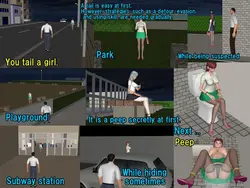 Night Town -The girl who walks the way of night alone- game image: img0.webp
