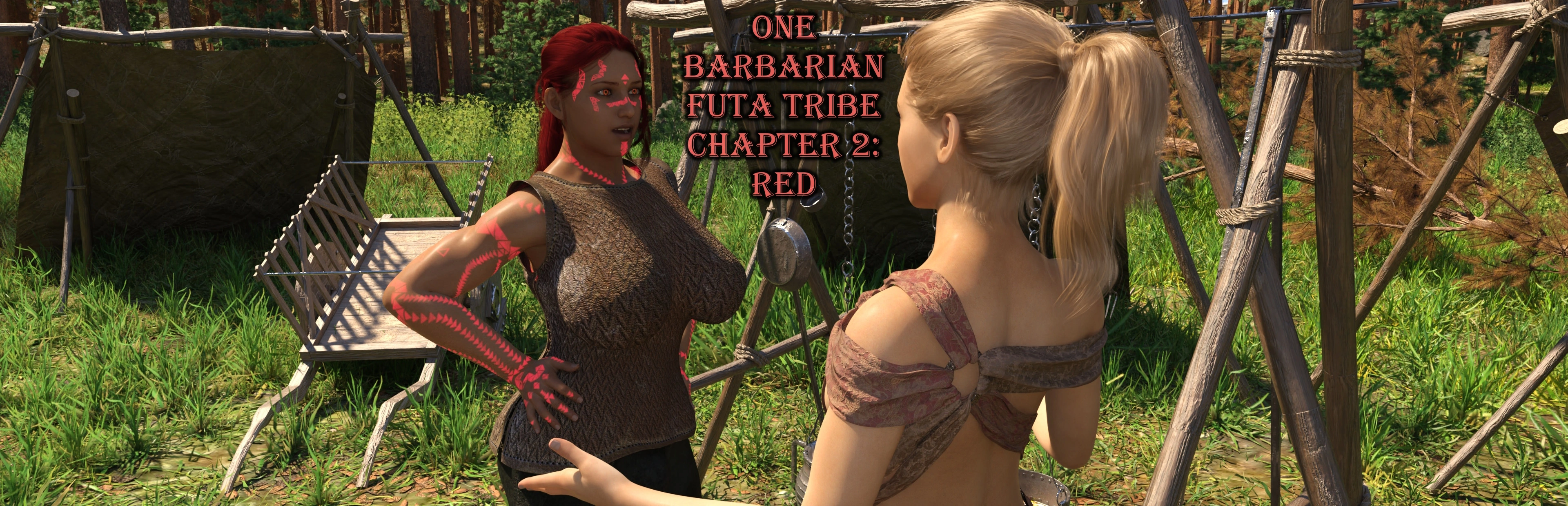 One Barbarian Futa Tribe Chapter 2: Red main image