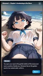 Pocket Waifu: Story & Cards clicker game image: img0.webp