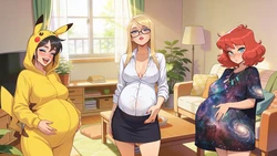 Pregnant Roommates, Send Help! game image: img4.webp