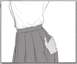 Relentless Teasing of the Uniformed Girl game image: img5.webp