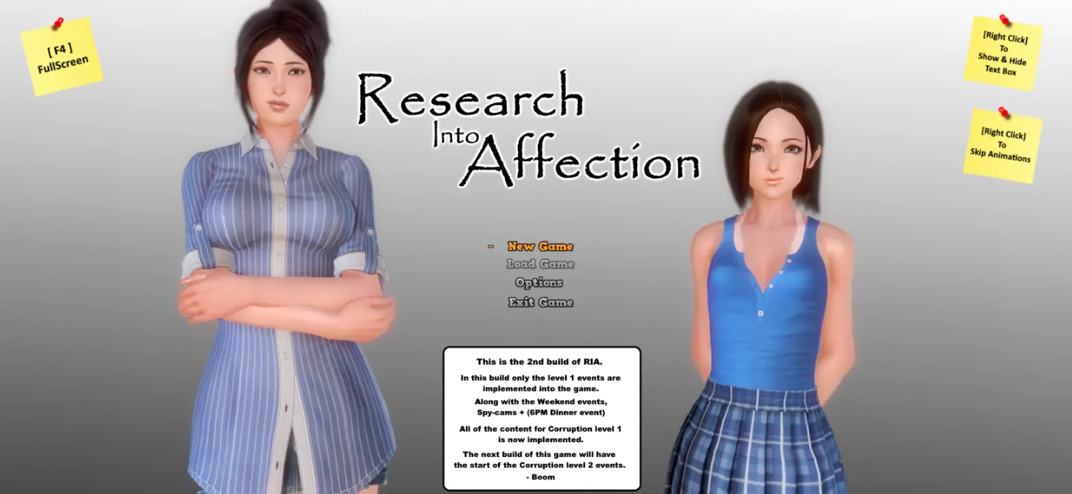Research Into Affection [v0.6.3] main image