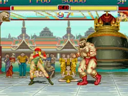 SF2 MUGEN Hunks vs. Chun Li game image: img0.webp