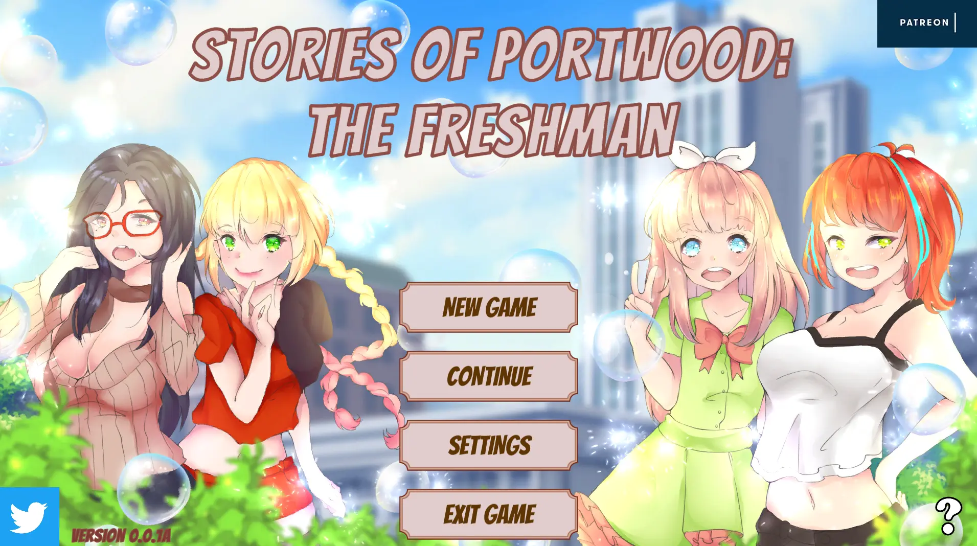 Stories of Portwood: The Freshman [v0.0.1a] main image