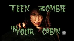 Adolescente Zombie em sua cabine