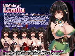 The Gloomy, Busty Half-Elf Just Wants to be Worshipped! game image: img2.webp