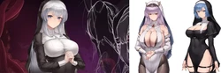 Lustful Saint: 妊娠のマークは、姉妹のヴァギーナに刻まれました