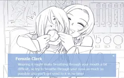 シンプルな脱出ゲーム～長髪の少女と店～ ゲーム画像: img4.webp