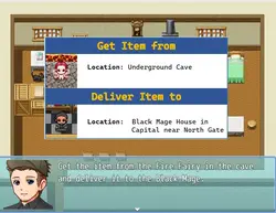 別の世界でデリバリーマンにヒント! ゲーム画像: img3.webp