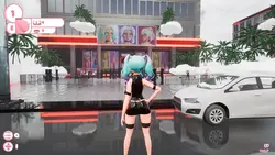 Waifu träumt Stadt Spielbild: img1.webp